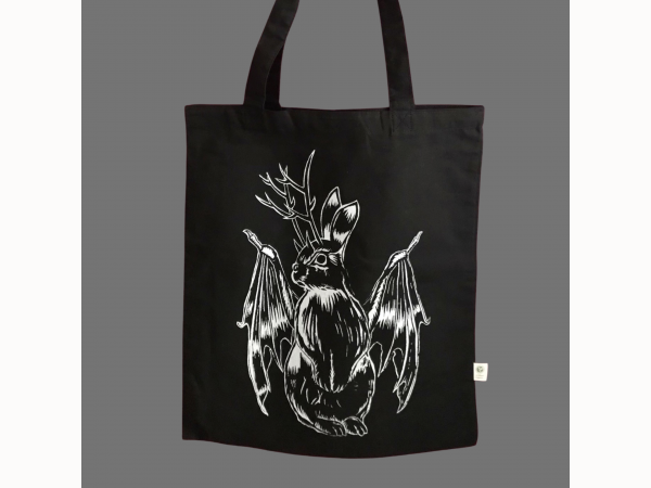 Bat tote top bag