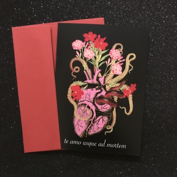 I Love You Until Death Greeting Card