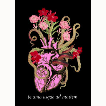 8x10 “I Love You Until Death” Print